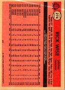 1981 O-Pee-Chee Rick Wise
