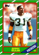 1986 Topps Gerry Ellis