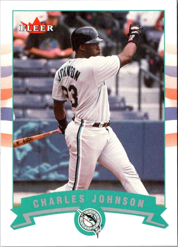 2002 Fleer Charles Johnson #395