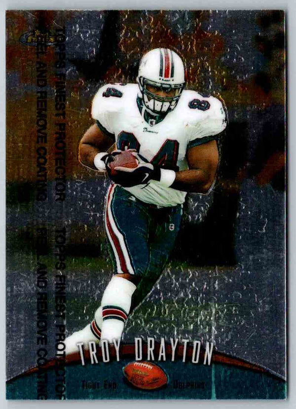 1998 Topps Finest Football Troy Drayton #184