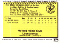 1991 ProCards Bruce Chick #1210