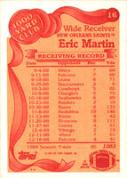 1989 Topps Eric Martin #16