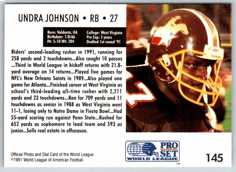 1991 Proset World League Undra Johnson