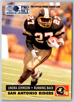 1991 Proset World League Undra Johnson #145