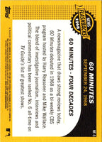 2017 Topps Heritage News Flashbacks 60 Minutes #NF-5