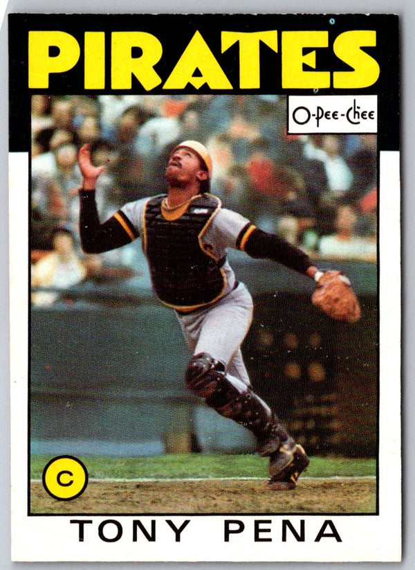 1986 O-Pee-Chee Tony Pena #260