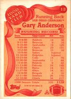 1989 Topps Gary Anderson #13