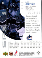 2002 SPx Todd Bertuzzi #72