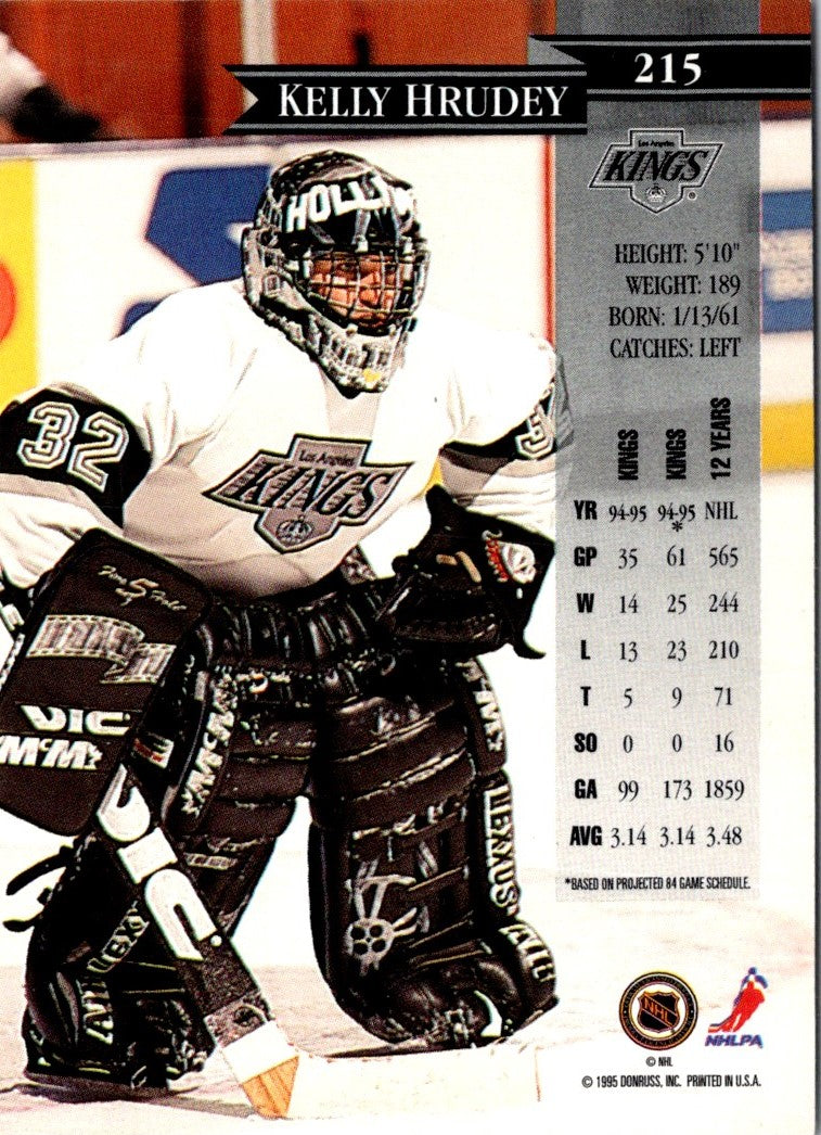 1995 Donruss Kelly Hrudey