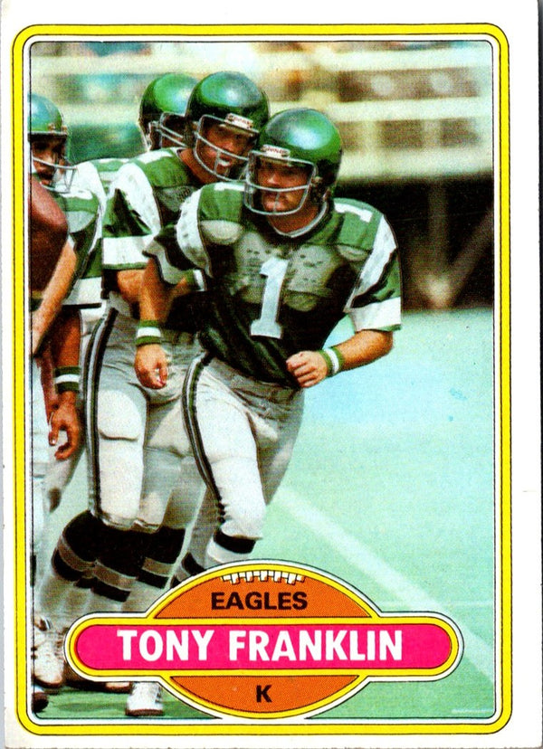 1980 Topps Tony Franklin #523 Rookie