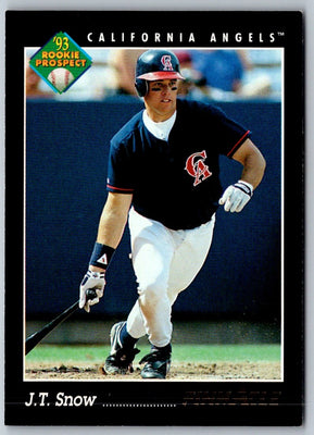 1993 Pinnacle J.T. Snow #609 Rookie
