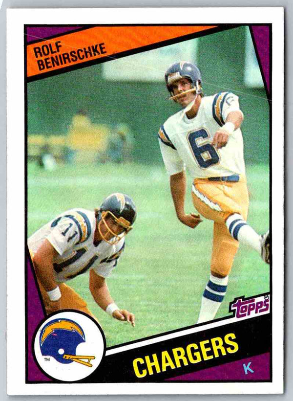 1985 Topps Rolf Benirschke #175