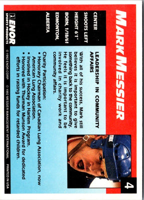 1992 Enor Mark Messier Mark Messier #1