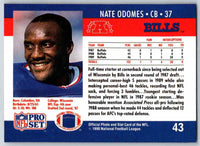 1990 Pro Set Nate Odomes #43