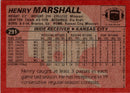 1983 Topps Henry Marshall