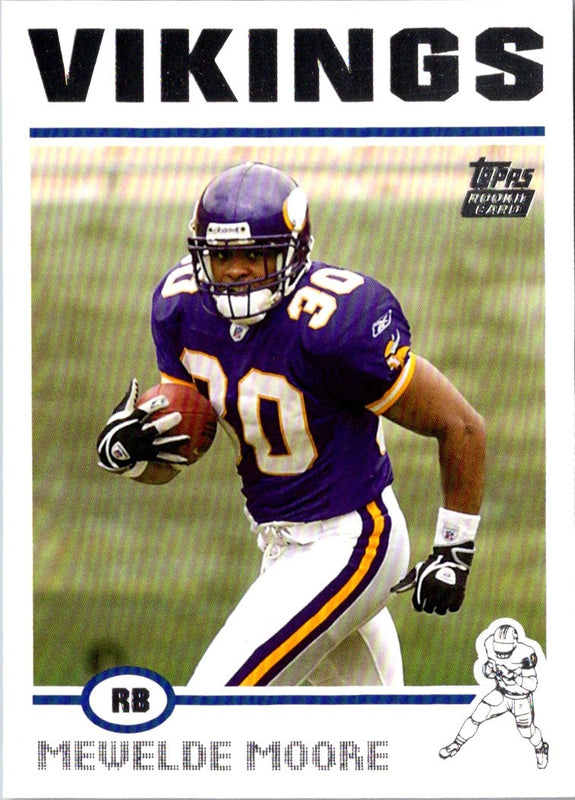 2004 Topps Mewelde Moore #334 Rookie