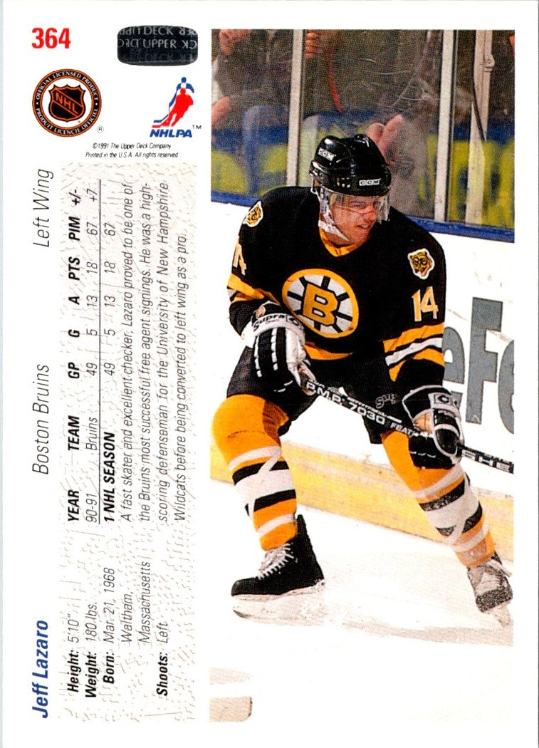 1991 Upper Deck French Jeff Lazaro