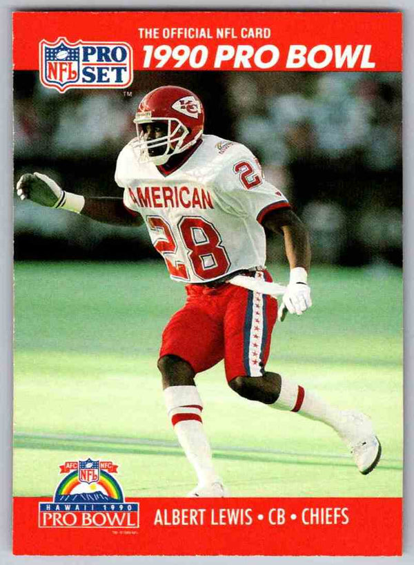 1990 Pro Set Albert Lewis #350