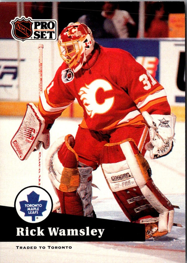 1991 Pro Set Rick Wamsley #367