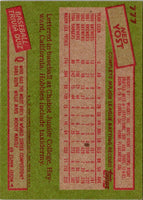 1985 Topps Ned Yost #777