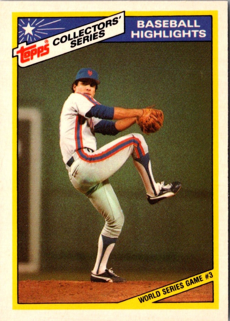 1987 Topps Woolworth Baseball Highlights Bob Ojeda