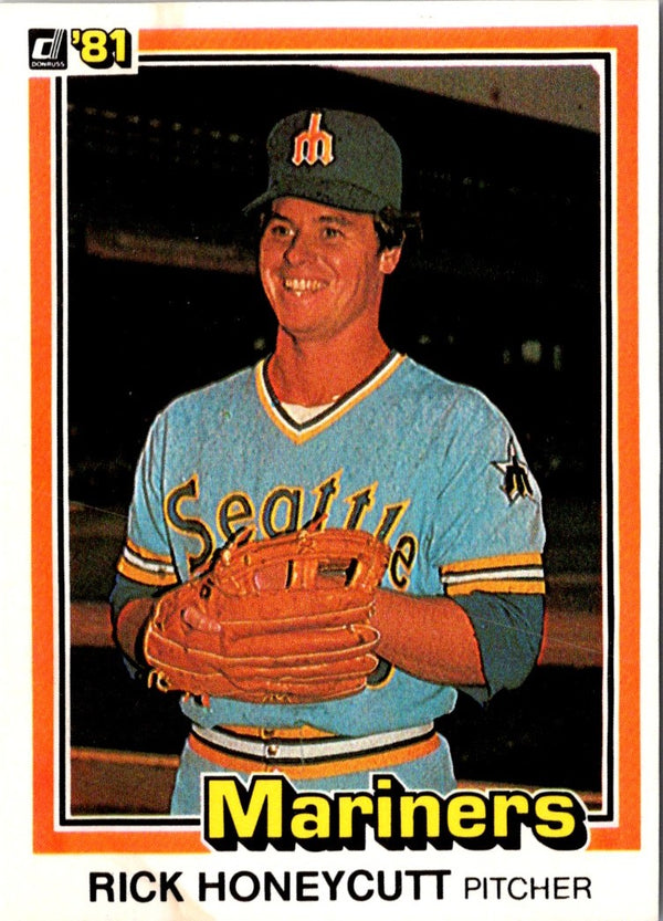 1981 Donruss Rick Honeycutt #46