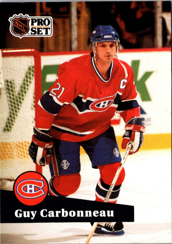 1991 Pro Set Guy Carbonneau #130