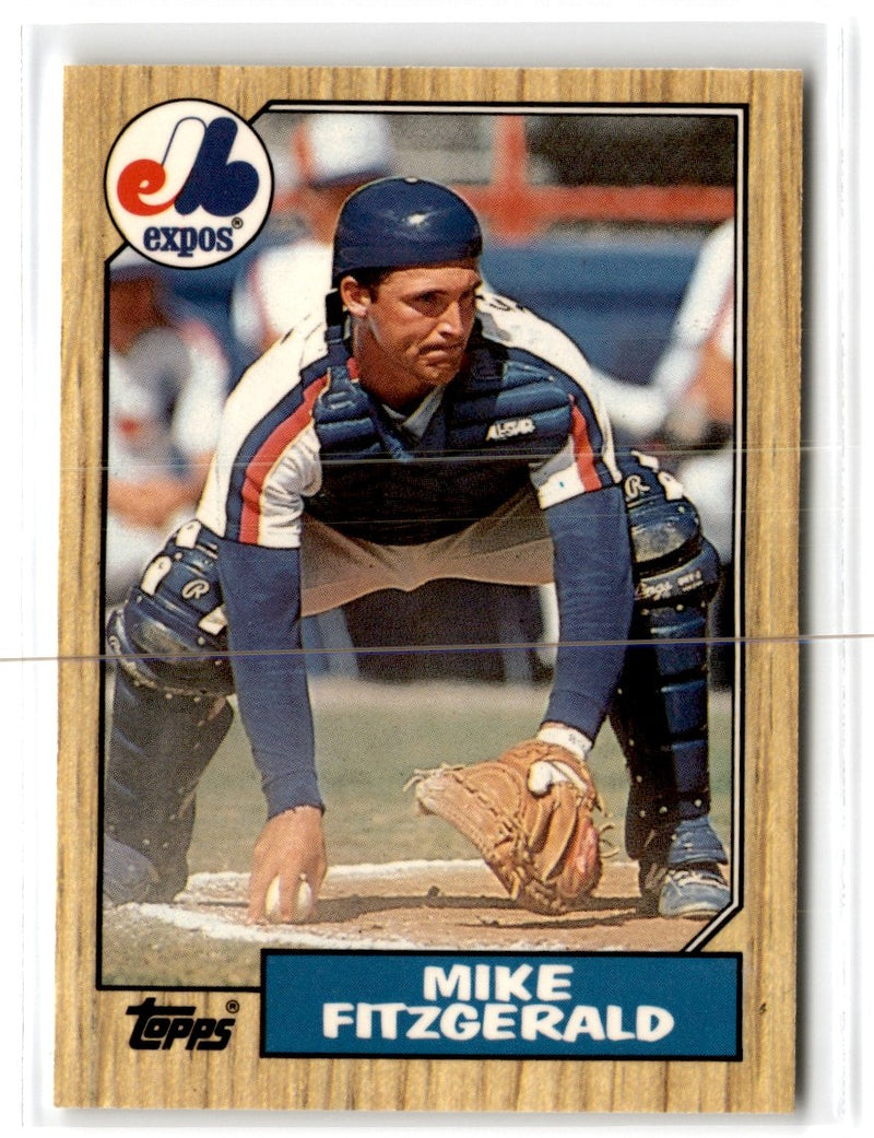 1987 Topps Tiffany Mike Fitzgerald