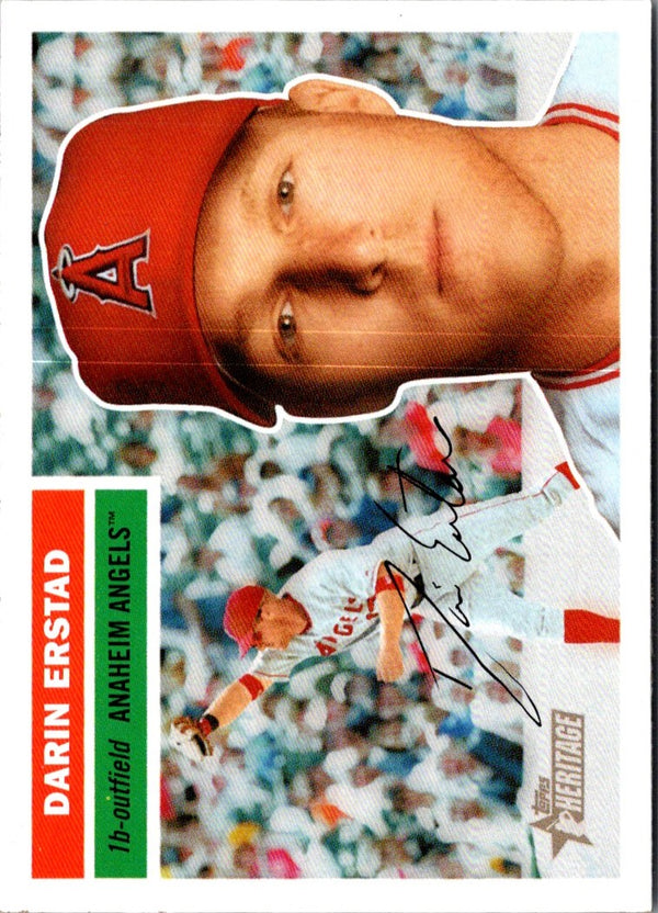 2005 Topps Heritage Darin Erstad #12