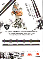 2009 Donruss Rookies & Stars Zach Miller #72