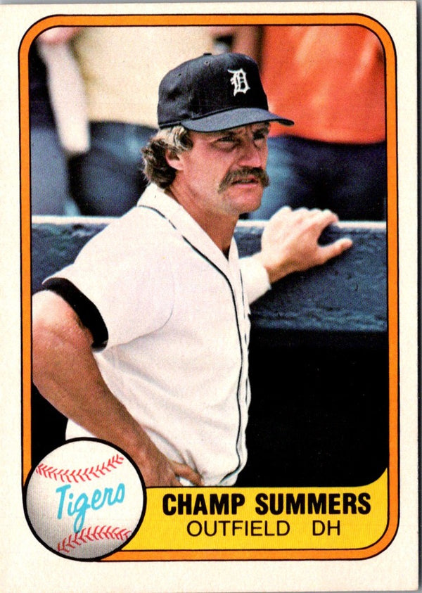 1981 Fleer Champ Summers #466