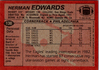 1983 Topps Herman Edwards #138 NM-MT