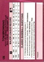 1989 Classic Travel Tom Browning #126