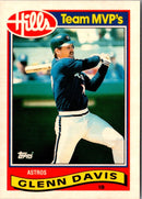 1989 Topps Hills Team MVP's Glenn Davis