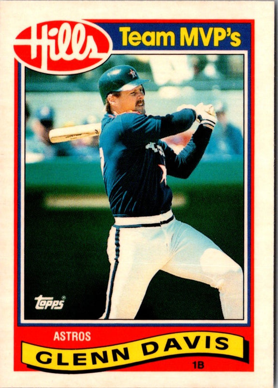 1989 Topps Hills Team MVP's Glenn Davis #10