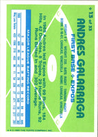 1989 Topps Hills Team MVP's Andres Galarraga #13