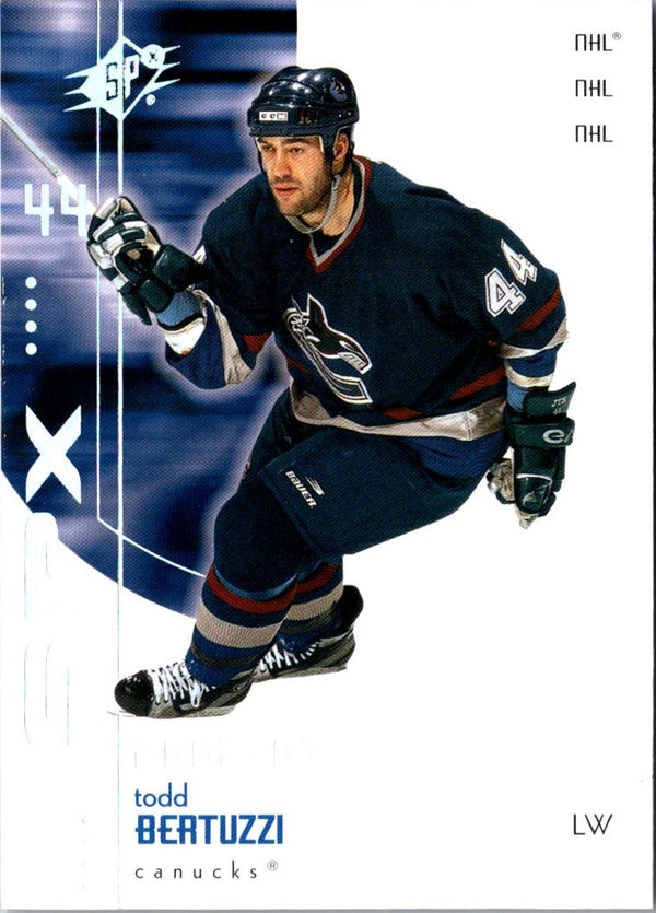 2002 SPx Todd Bertuzzi #72