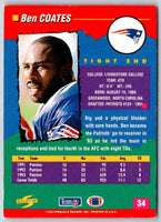 1991 Score Ben Coates #34