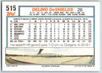 1992 Topps Delino DeShields #515