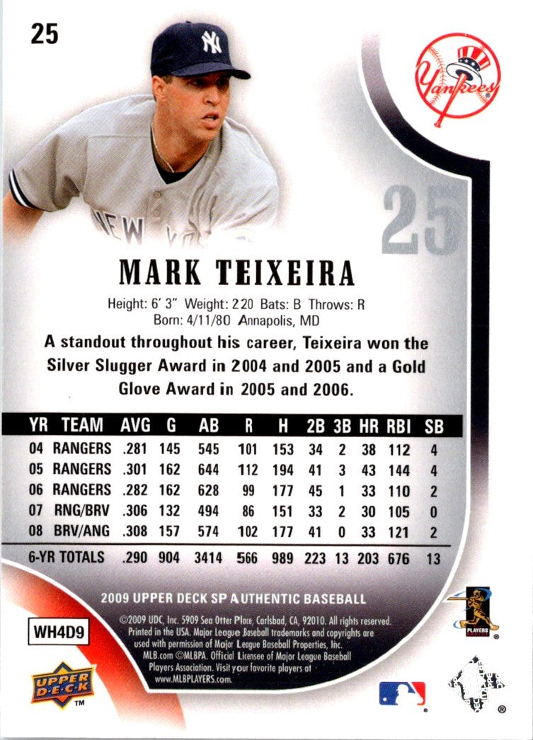 2009 Finest Mark Teixeira