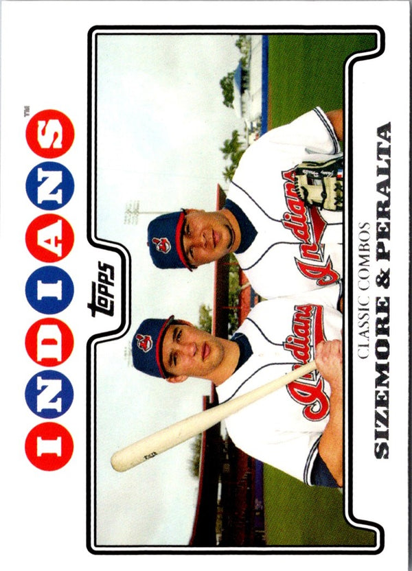 2008 Topps Grady Sizemore/Jhonny Peralta #332