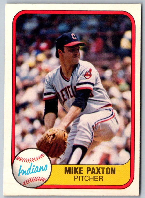 1981 Fleer Mike Paxton #401
