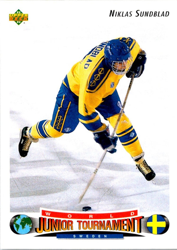 1992 Upper Deck Niklas Sundblad #227 Rookie