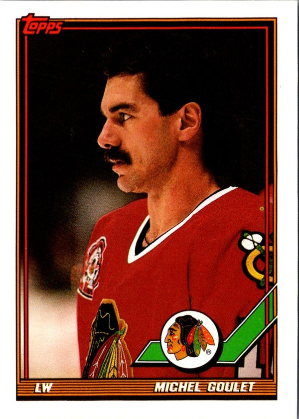 1991 Topps Michel Goulet #336