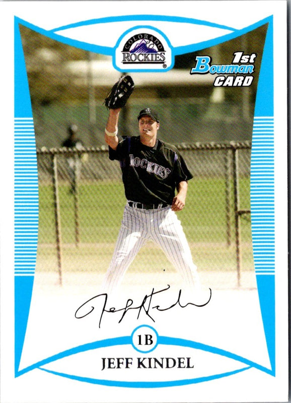 2008 Bowman Prospects Jeff Kindel #BP11