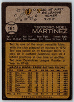 1973 O-Pee-Chee Ted Martinez #161