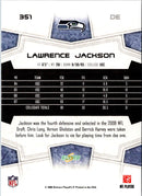 2008 Score Super Bowl XLIII Lawrence Jackson