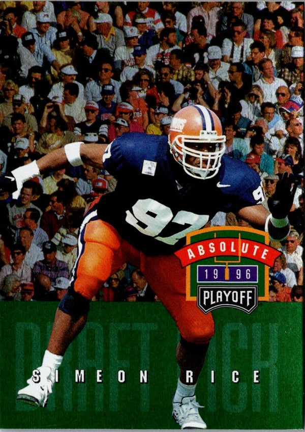 1996 Playoff Absolute Simeon Rice #45 Rookie