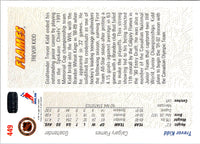 1991 Upper Deck Trevor Kidd #449B