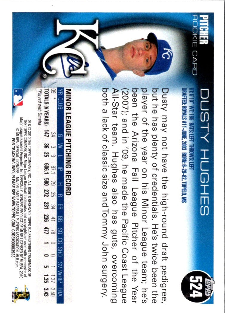 2010 Topps Dusty Hughes